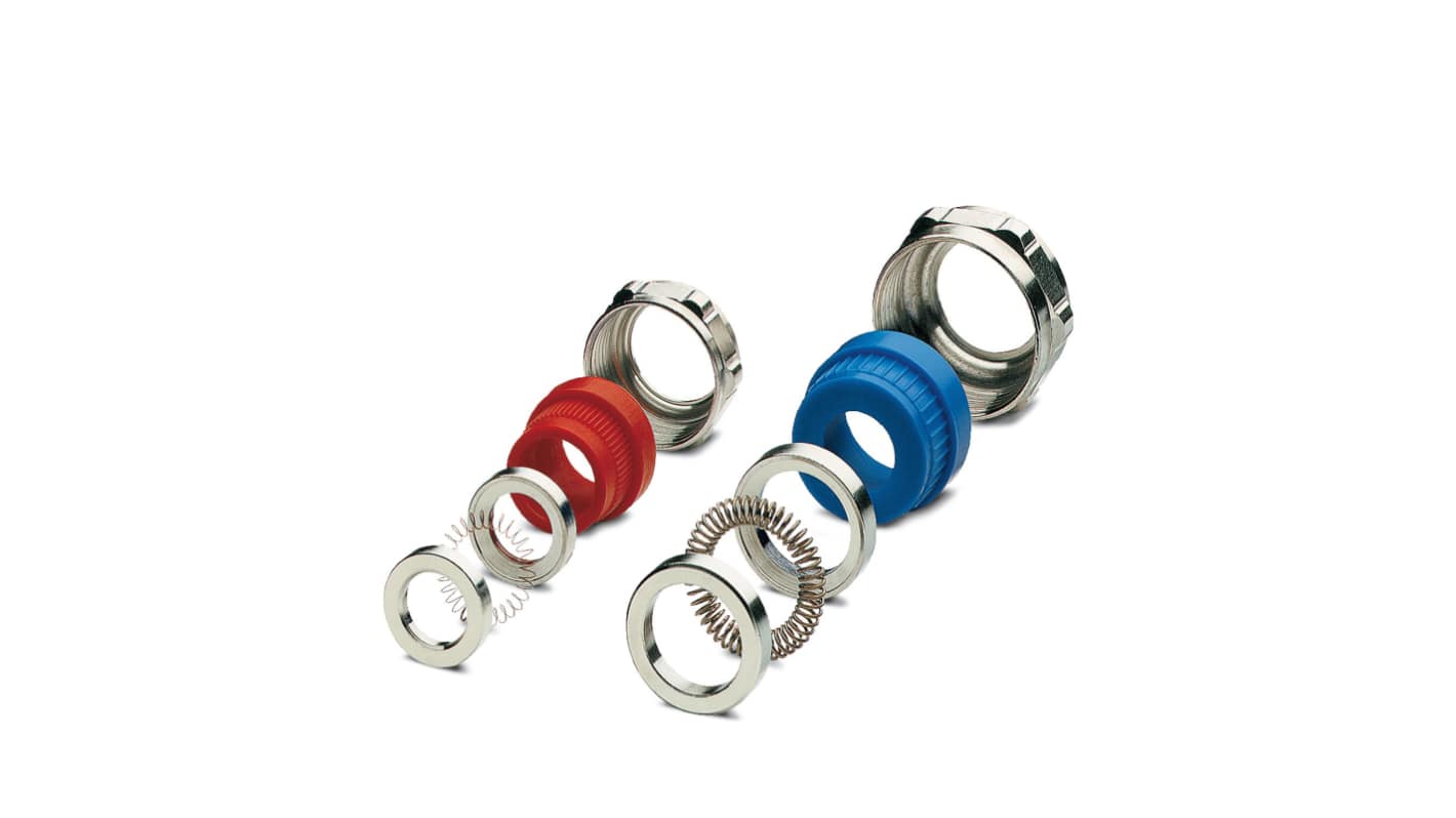 Phoenix Contact 18542 Series Brass Cable Gland, PG21 Thread, 11.5mm min., 15.5mm max., IP67