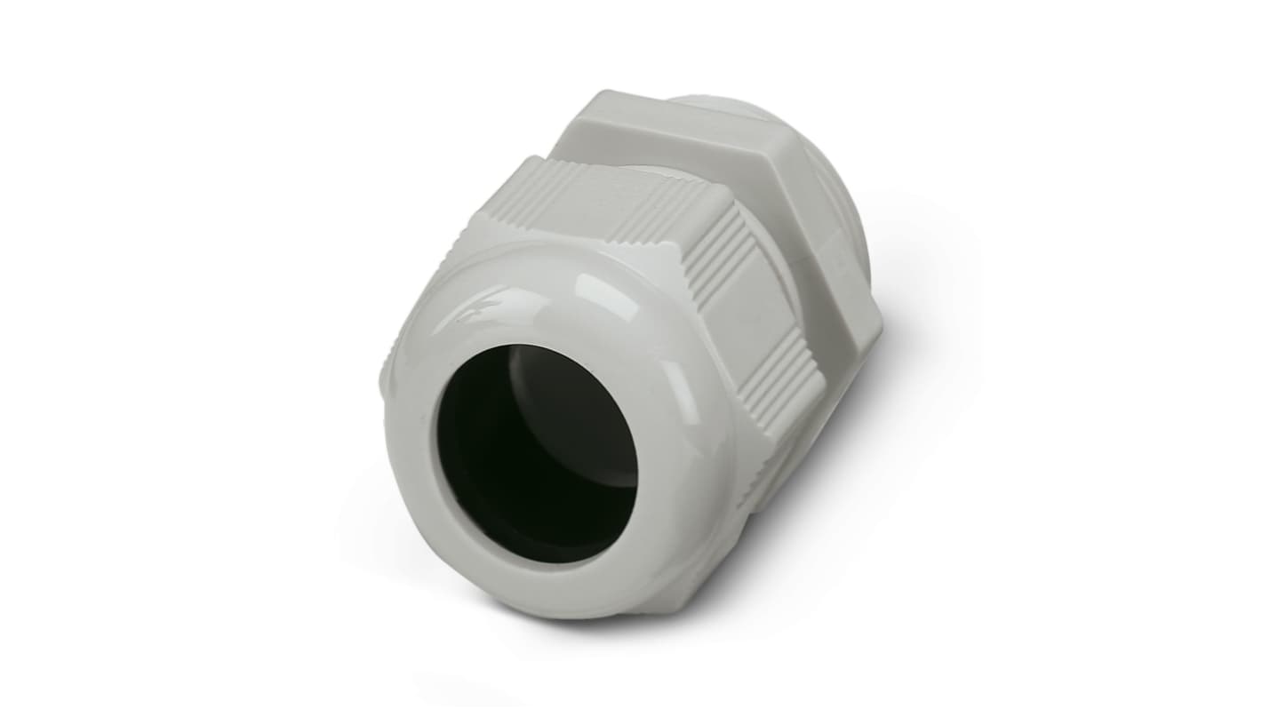Phoenix Contact 14244 Series Light Grey Polyamide Cable Gland, PG48 Thread, 34mm min., 44mm max., IP67, IP68