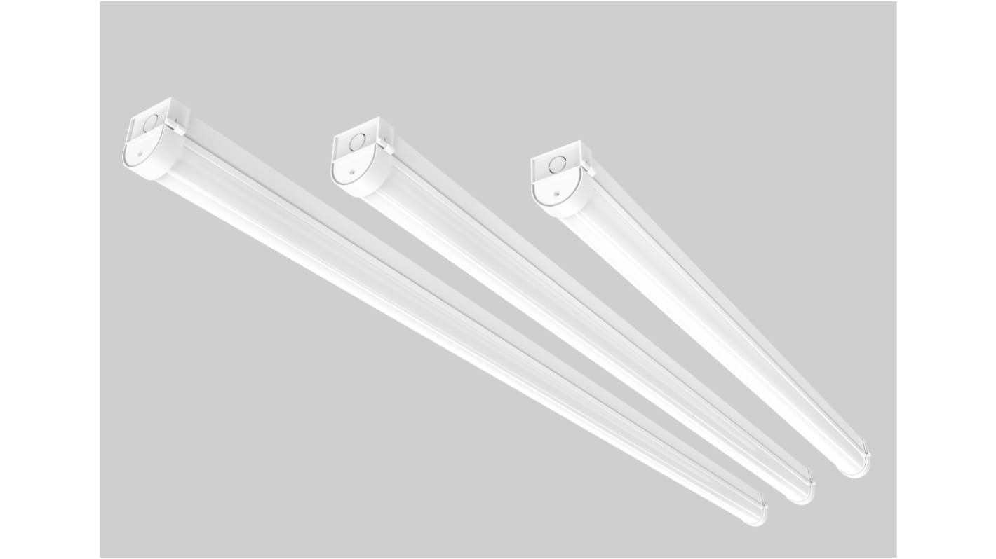 RS PRO 21 → 33W LED Batten Light, 220 → 240V LED Batten, 1 Lamp , 1505mm Long, IP20
