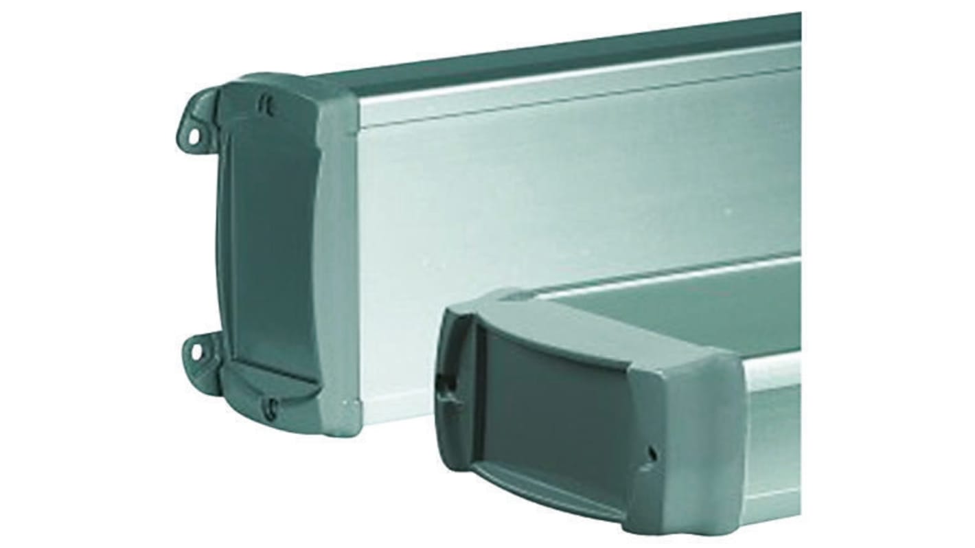 Bopla BOS-Ecoline Series Grey Aluminium Enclosure, IP40, Flanged, 150 x 120 x 42mm