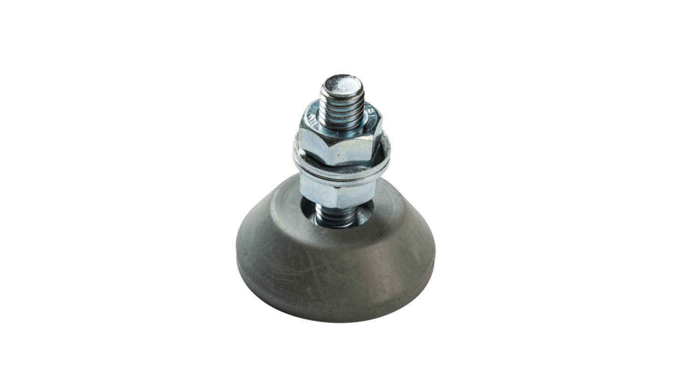 Sunnex Circular M10mm Anti Vibration Mount, Pneumatic with 40kg Compression Load