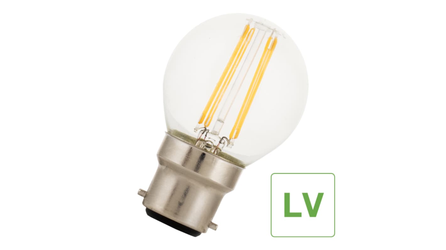 Bailey Electric & Electronics bv Low Voltage LED Bulb B22d LED Bulbs 4 W(35W), 2700K, Warm White, Globe shape