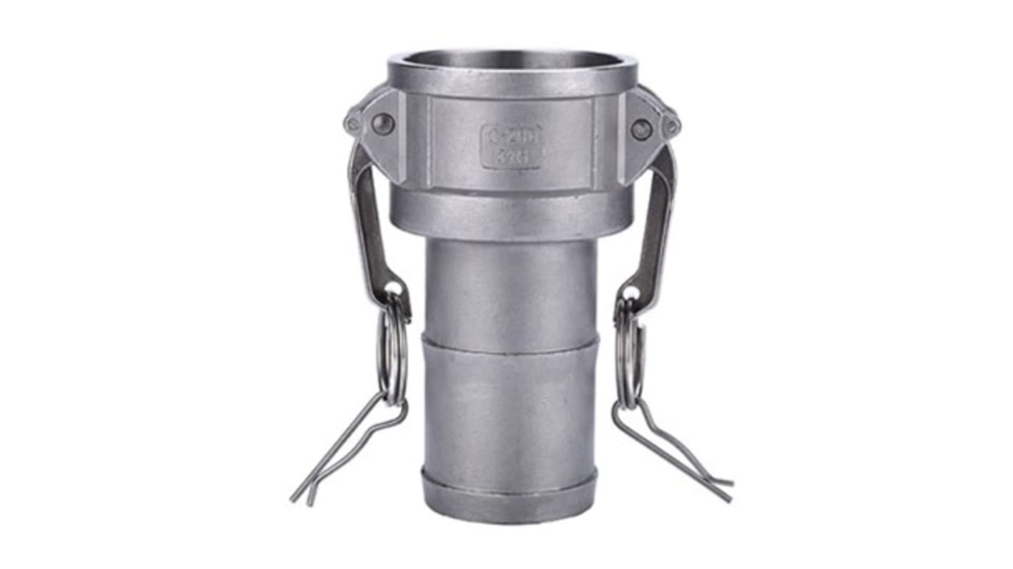 Portagomma RS PRO in Acciaio inox, Ø int. 1-1/2poll, 17 bar max