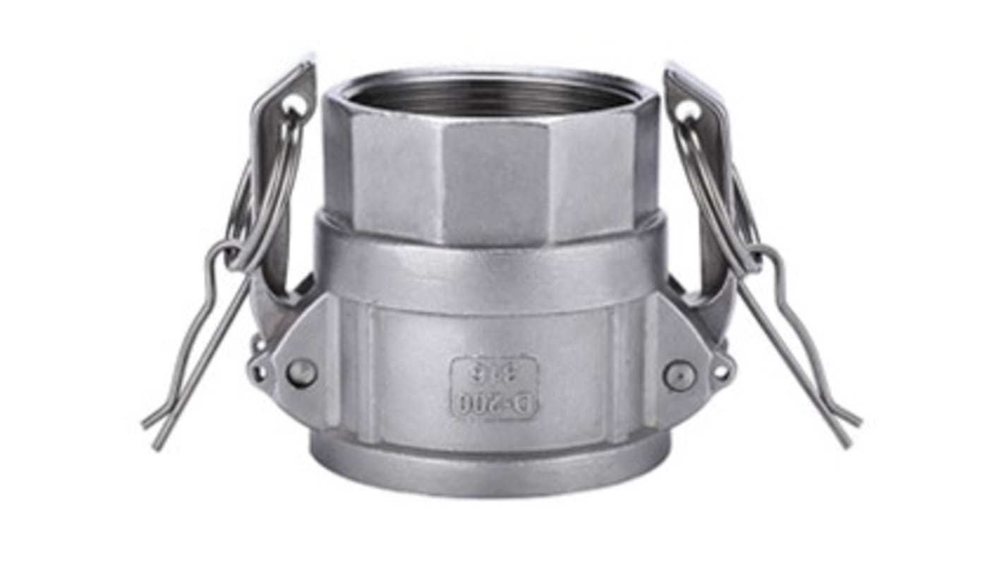 RS PRO Hose Connector, Straight Camlock Coupling, G 1-1/2in 1-1/2in ID, 17 bar