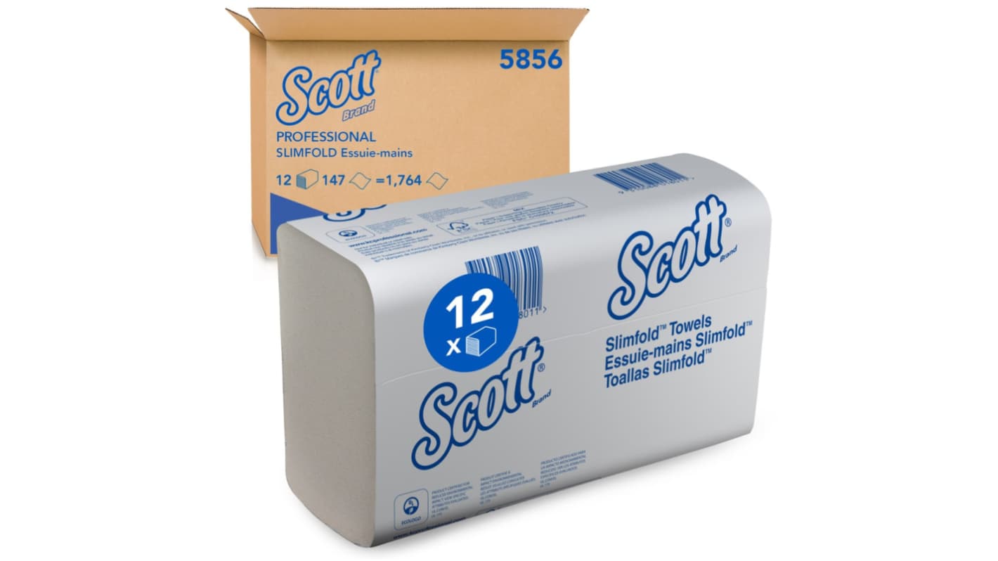 KLEENEX Kleenex Ultra Folded White Hand Towels Interfolded White Paper Towel, 295 x 190mm, 1760 Sheets