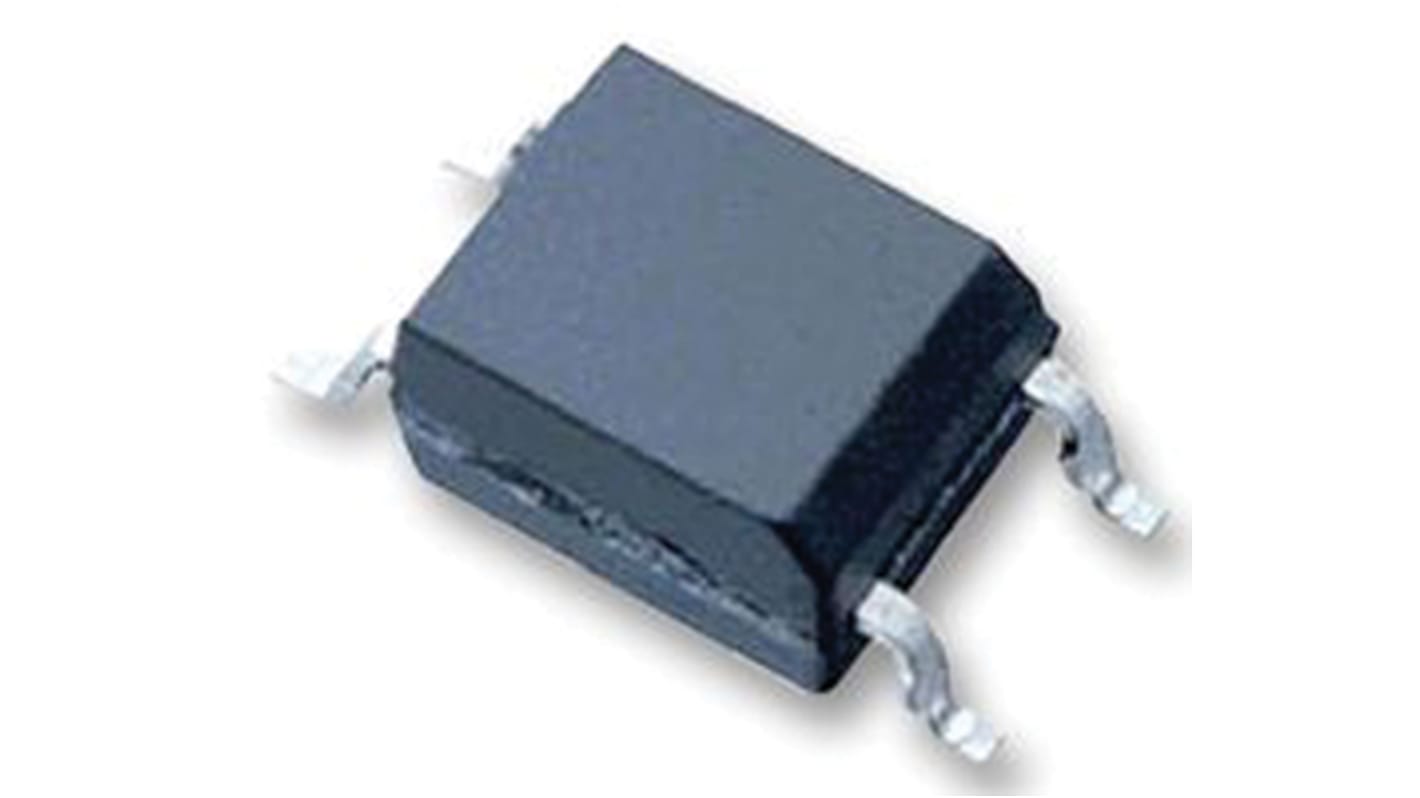 Sharp Optokobler, AC indgang, Transistor Udgang, 1 Overflademontering 20 %, Mini-Flat, 4 ben, PC354NTJ000F