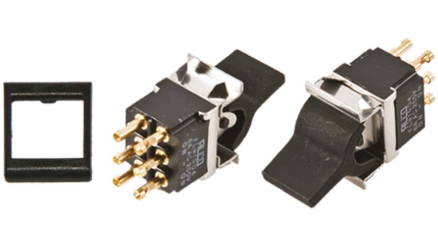 TE Connectivity DPDT, Latching Rocker Switch Panel Mount