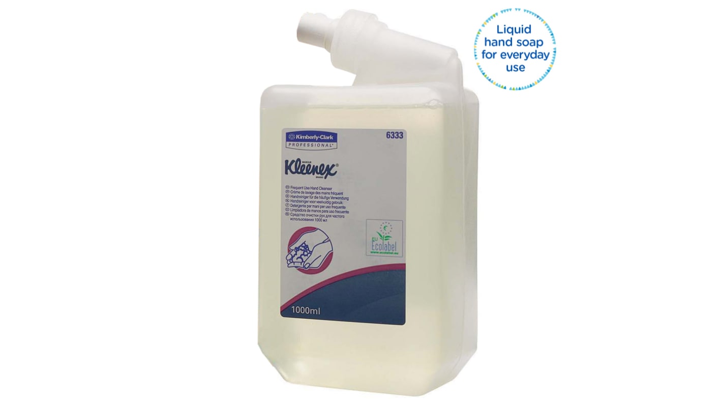 Środek do mycia rąk 6 x 1000 ml, kolor: Clear, Kimberly Clark KLEENEX 1000mL