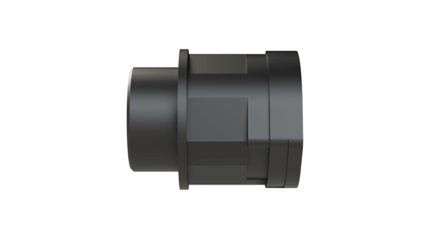 PMA PA 6 Kabelrohr Befestigung Gerade M32 32mm Schwarz Schwarz-Finish IP66