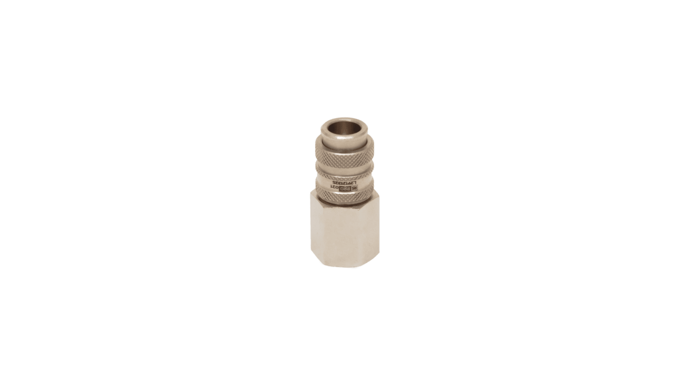 RS PRO Brass Female Pneumatic Quick Connect Coupling, M14 Female Threaded