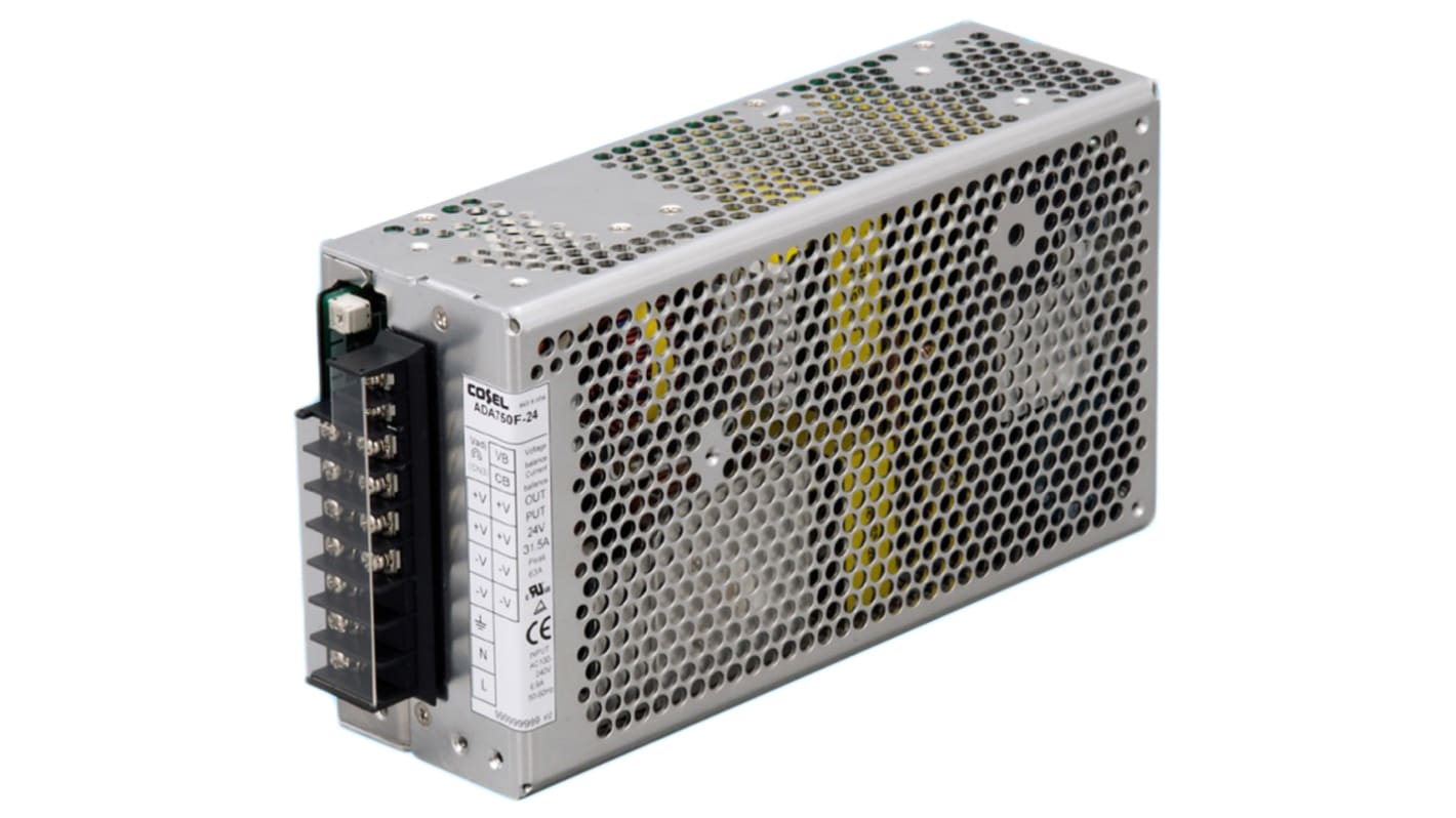 Cosel Switching Power Supply, ADA750F-36, 36V dc, 20.5A, 750W, 1 Output, 120 → 350 V dc, 85 → 264 V ac