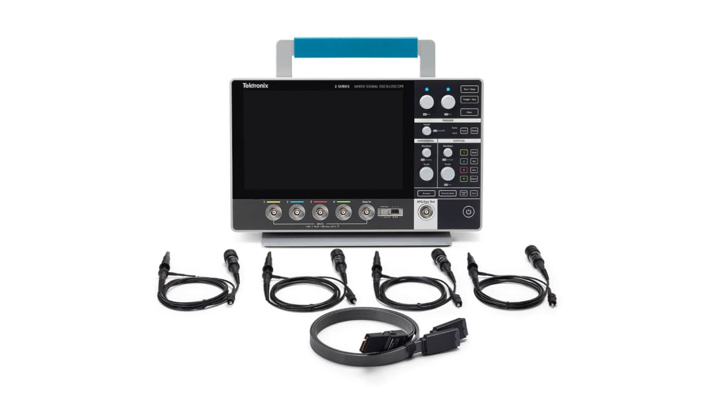 Tektronix MSO2 MSO24 Series, 500MHz Mixed Signal Mixed Signal Oscilloscope, 4 Analogue Channels, 16 Digital Channels