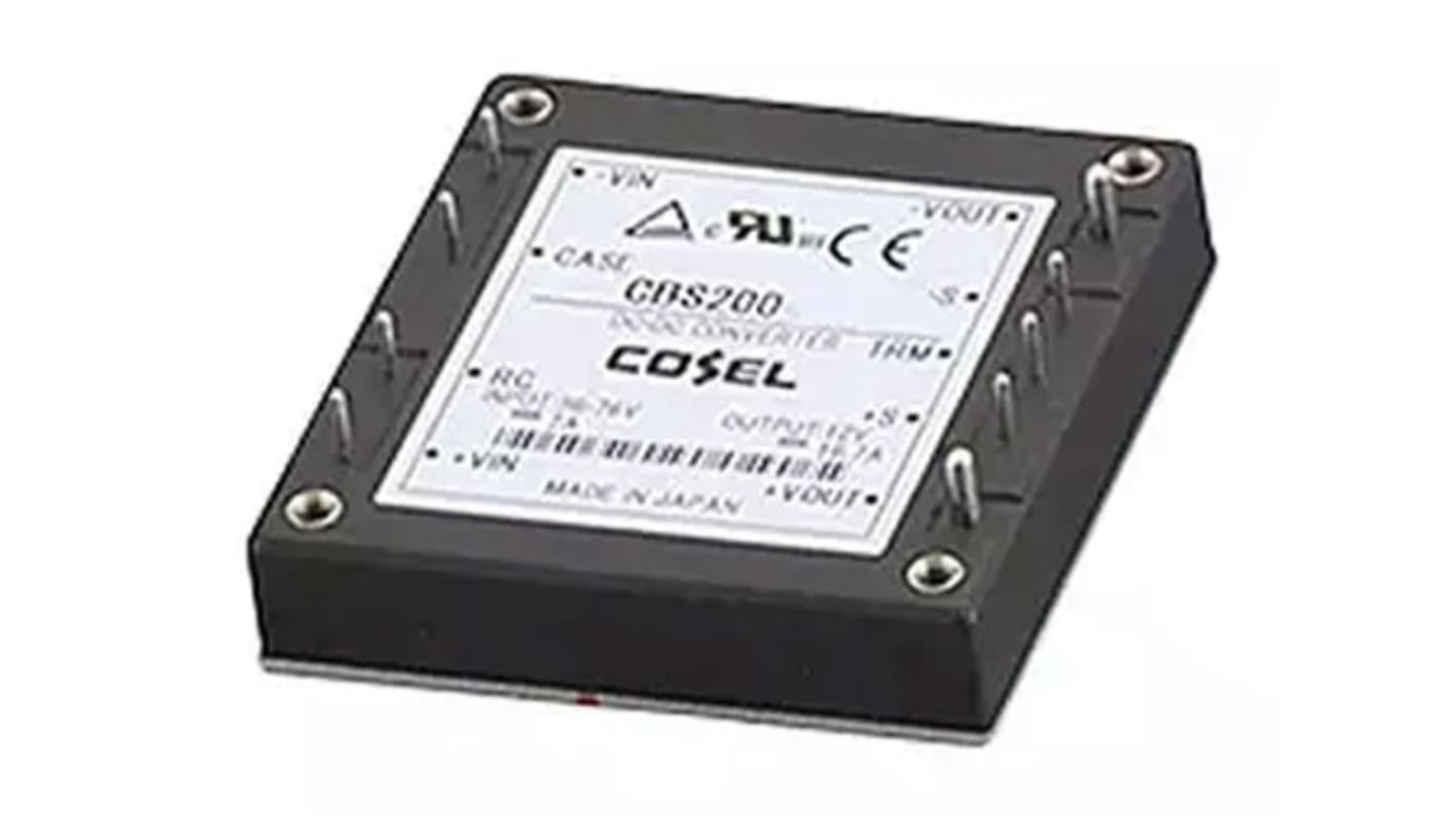 Cosel DC-DC Converter, 5V dc/ 30A Output, 18 → 36 V dc Input, 150W, Through Hole, +100°C Max Temp -40°C Min Temp