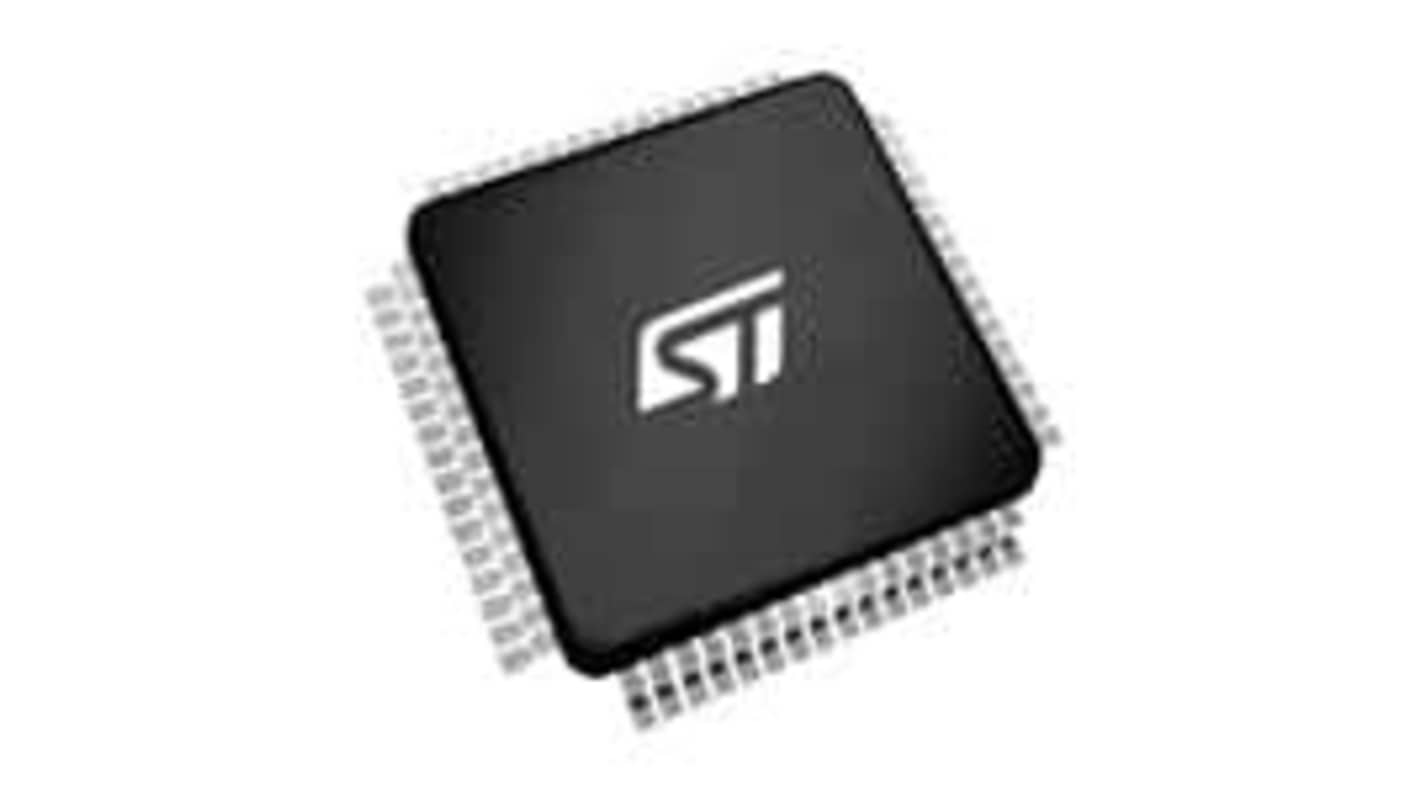 STMicroelectronics 32 bit MCU, SPC582Bx Microcontroller, 80MHz, 512 kb Flash, 64-Pin eTQFP64