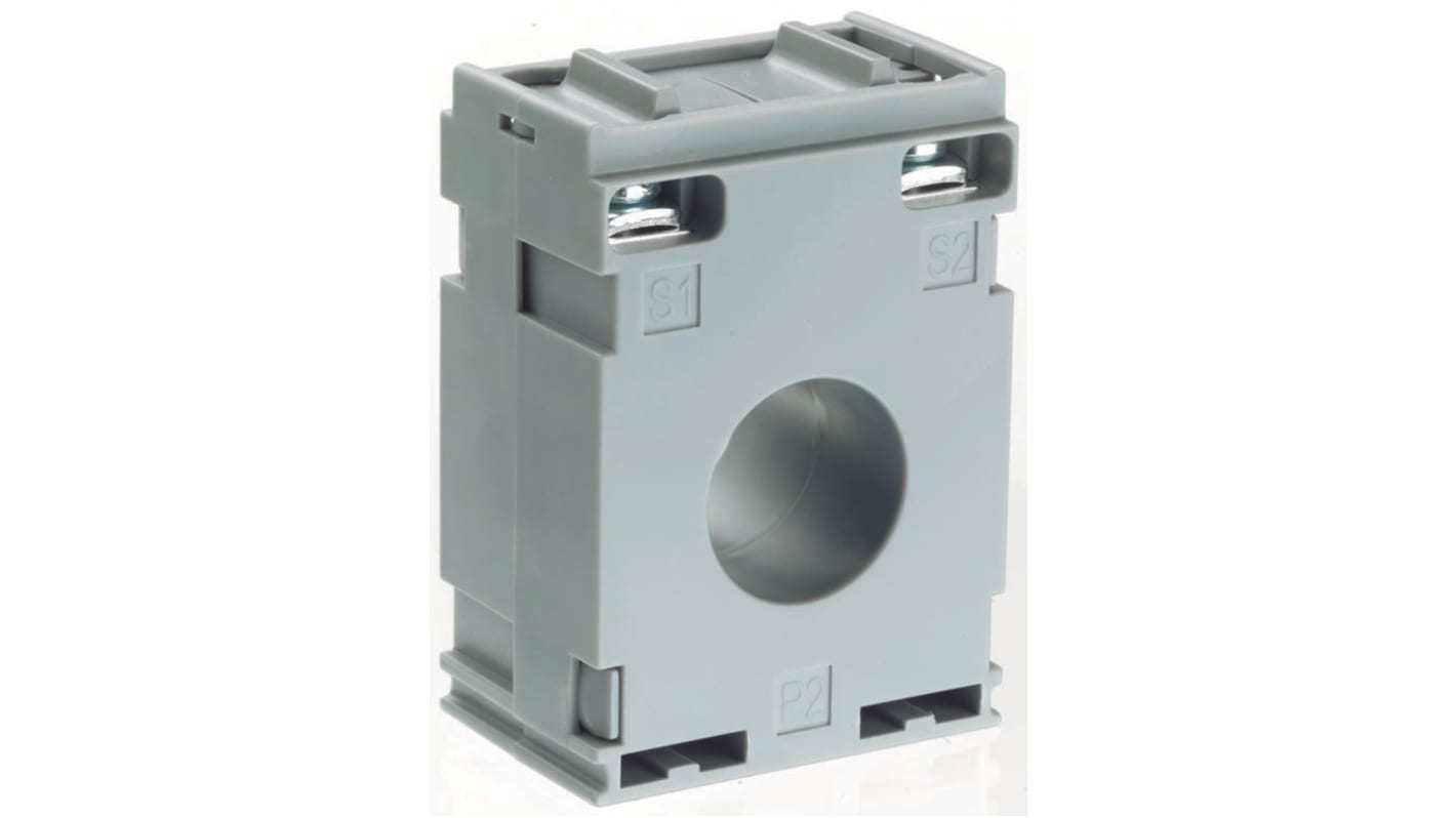 HOBUT CT132 Series DIN Rail Mounted Current Transformer, 120A Input, 120:5, 5 A Output, 21mm Bore