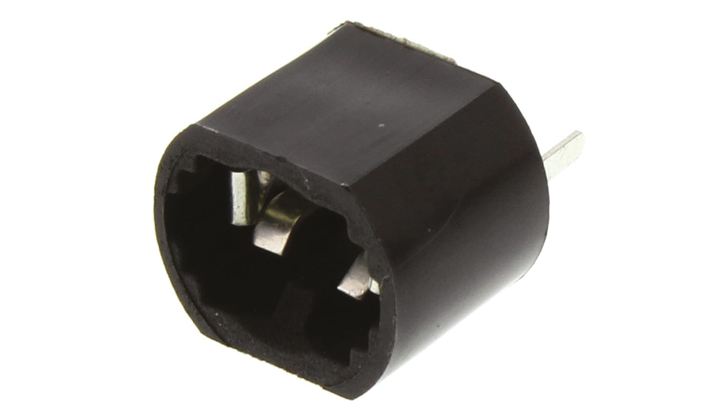 JKL Components LED座, Φ9.5mm, 2支脚, 用于5 mm (T-1 3/4) 楔形基 LED