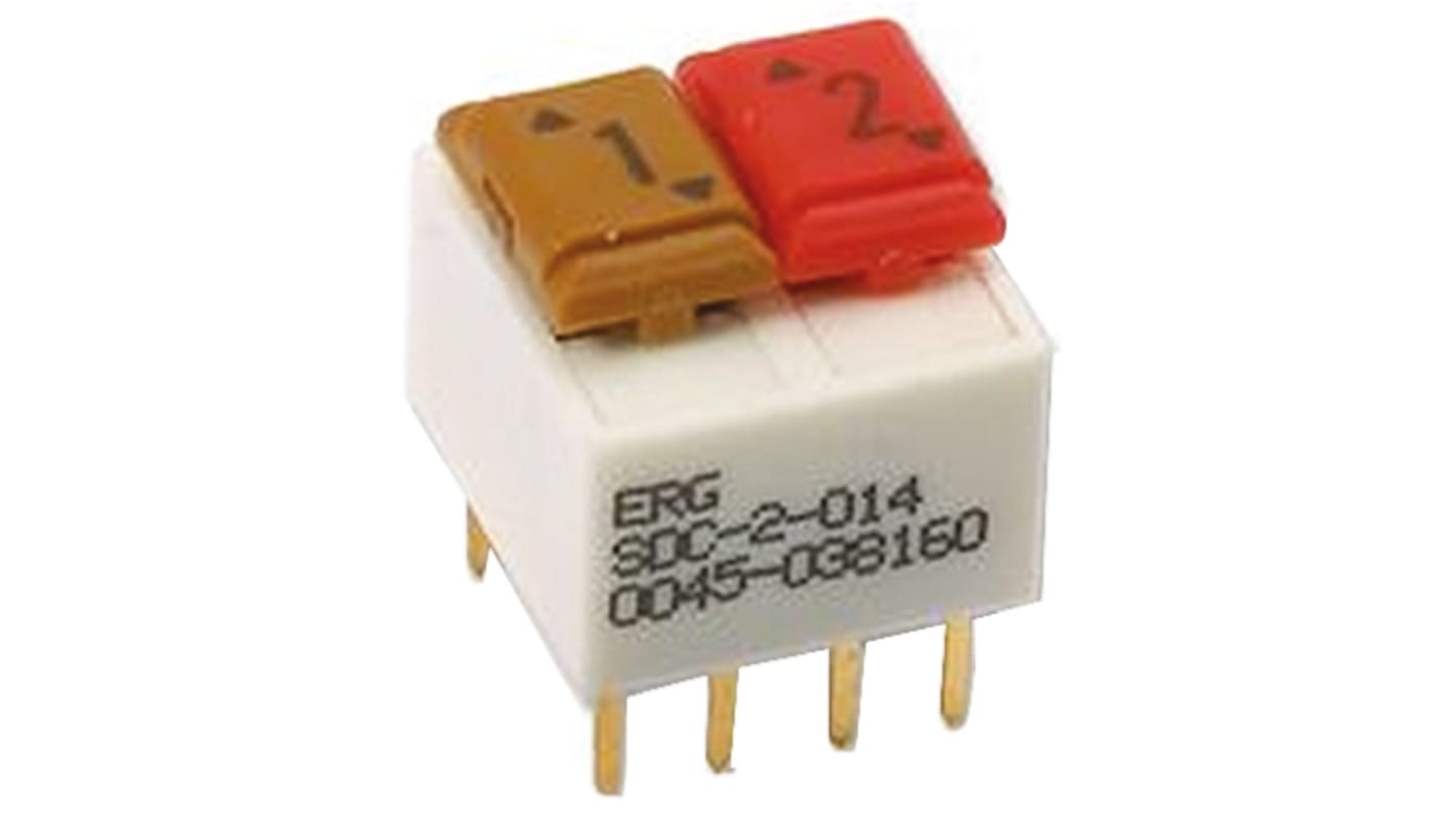 Interruttore DIP ED57673, 1 A a 100 V, Foro passante
