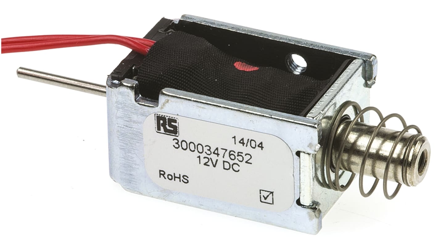 BLP Linear Solenoid, 12 V dc, 29.35 x 15.9 x 19.1 mm