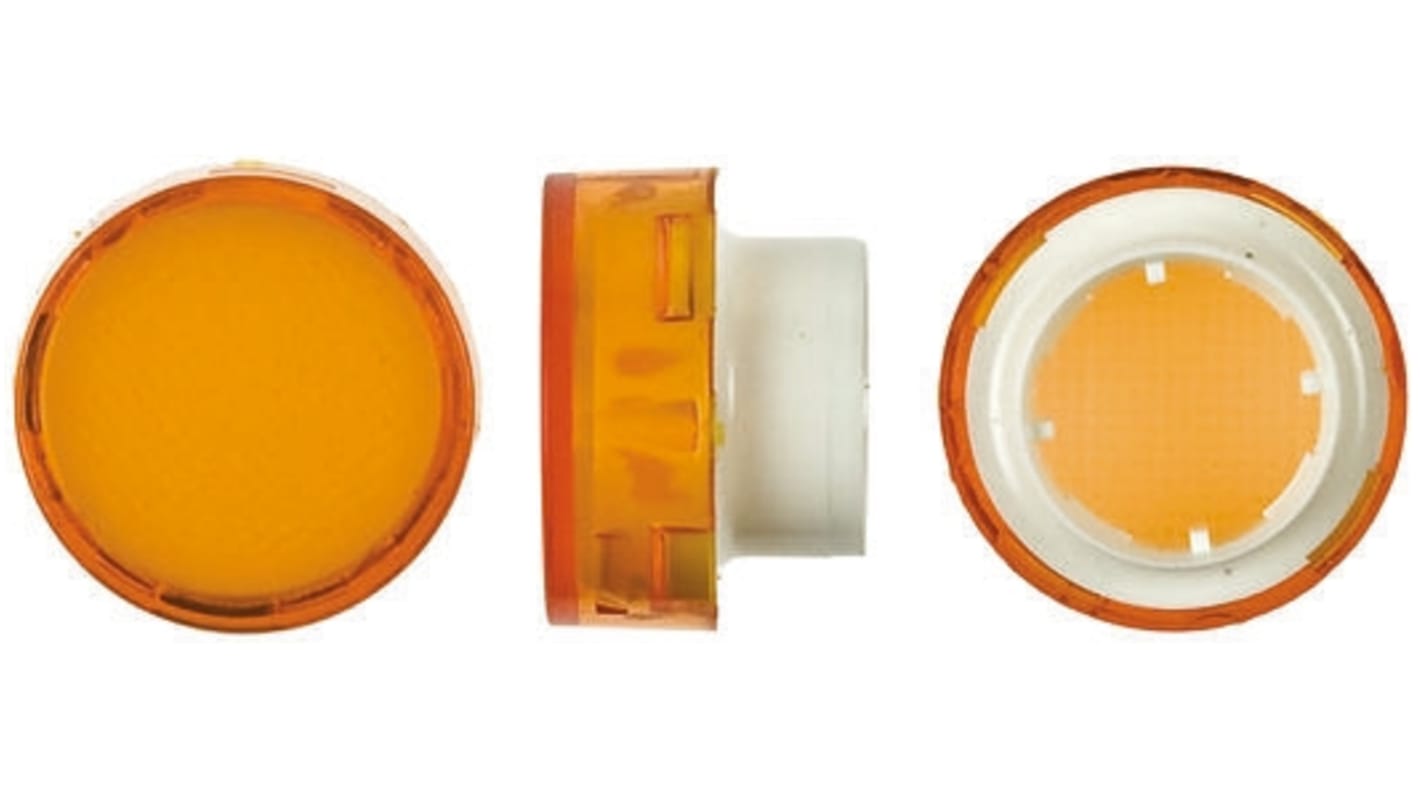 Saia-Burgess Orange Round Push Button Lens for Use with TP2 Series