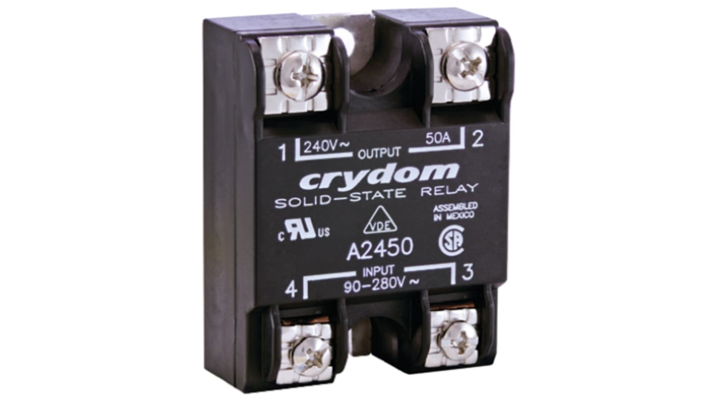 Sensata Crydom SMD Halbleiterrelais mit Nulldurchgang 280 Vrms / 125 A Effektivwert