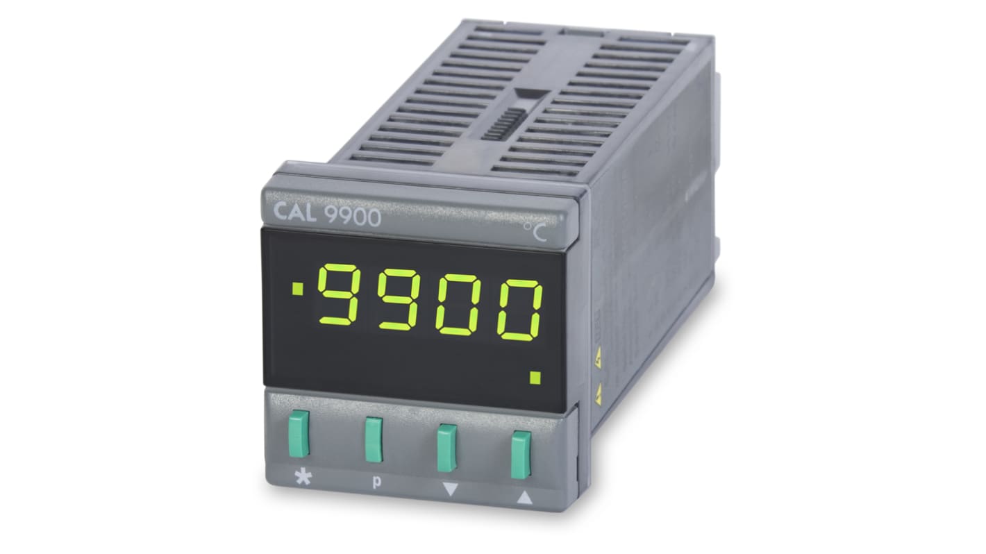 CAL 9900 PID Temperature Controller, 48 x 48 (1/16 DIN)mm, 2 Output SSD, 115 V ac Supply Voltage