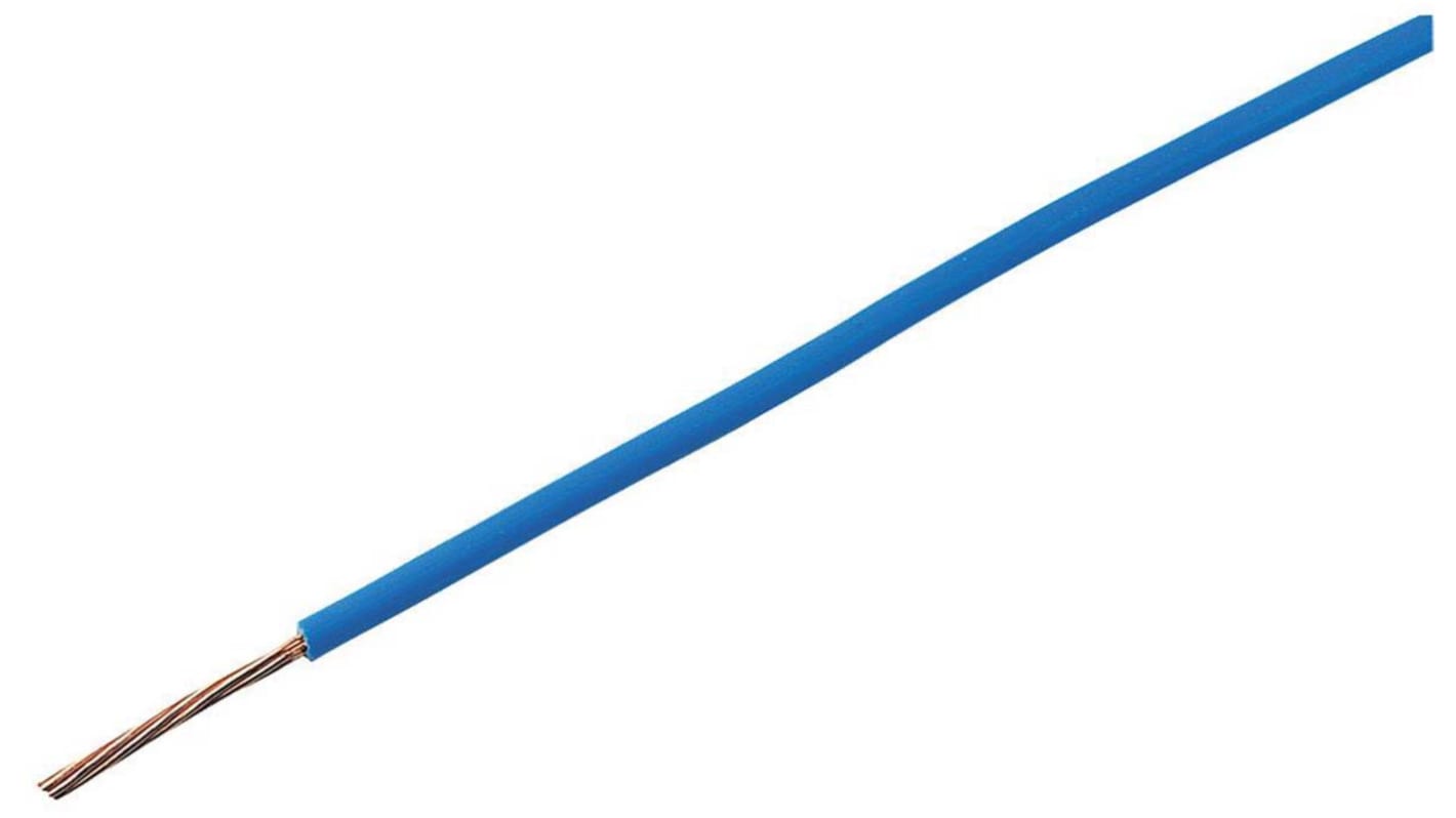 Prysmian 6491B Series Blue 1.5 mm² Hook Up Wire, 7/0.53 mm, 100m, 20147320