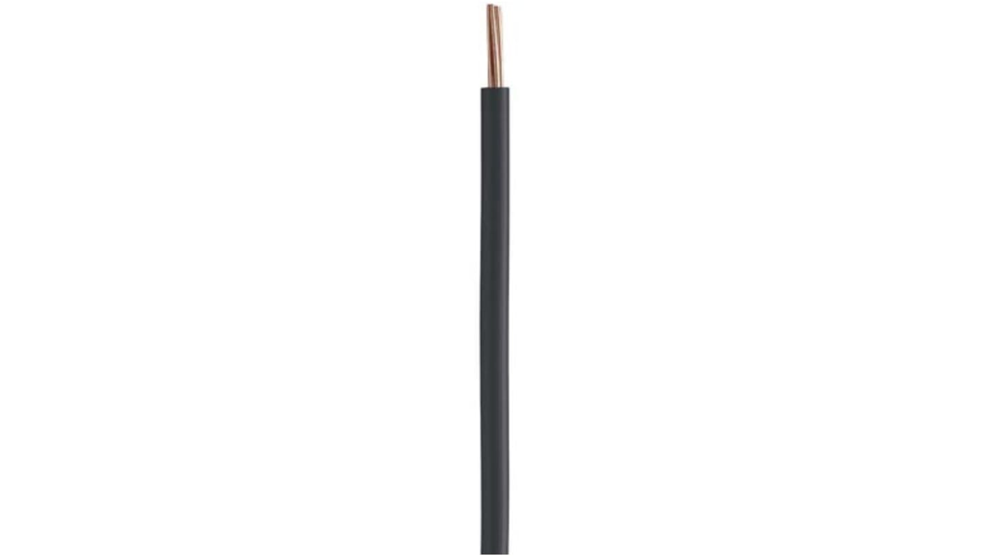Prysmian 6491B Series Black 2.5 mm² Conduit Cable, 7/0.67 mm, 100m, 20145251