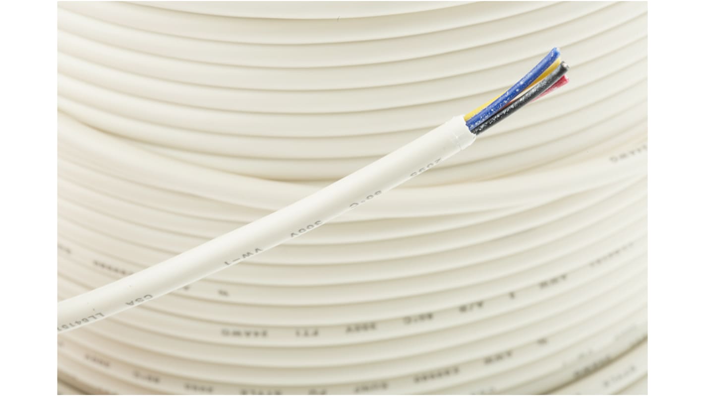 Cavo per allarmi multipolare a 4 cond., 60 V, Ø3.4mm