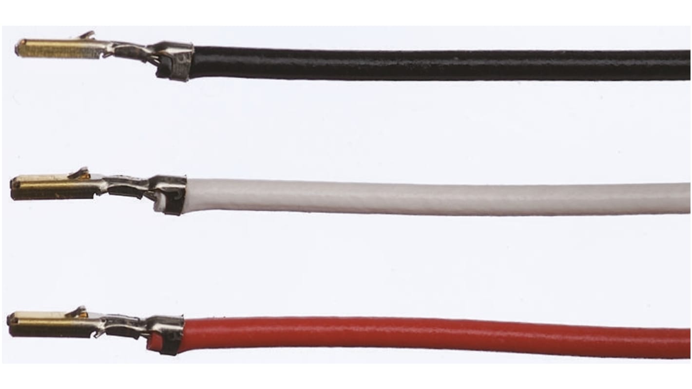 JST Female SSHL to Female SSHL Crimped Wire, 150mm, 0.08 → 0.032mm², Red