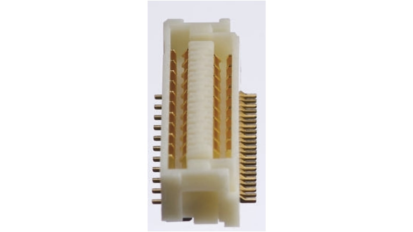 JST SHLV Series Straight Surface Mount PCB Header, 31 Contact(s), 0.5mm Pitch, 2 Row(s), Shrouded