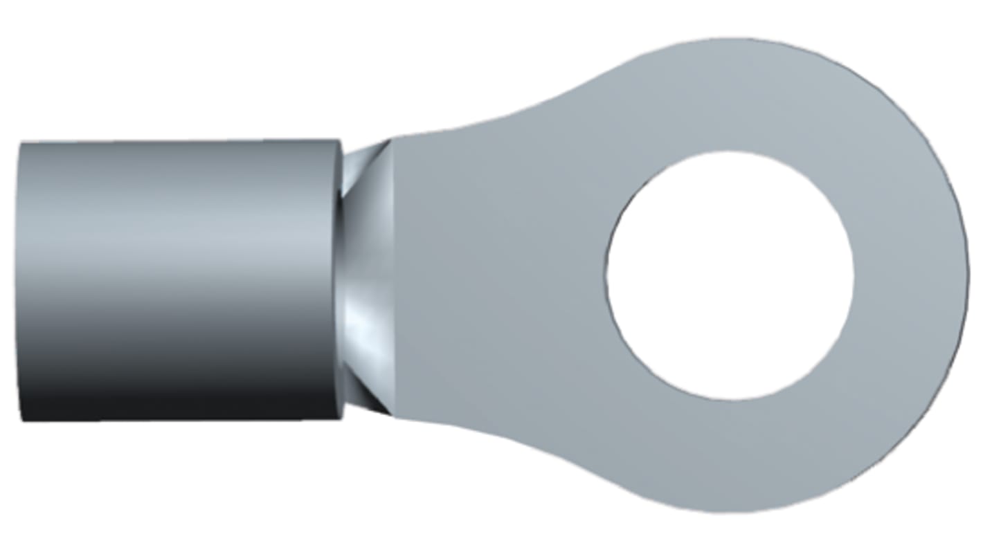 TE Connectivity, SOLISTRAND Uninsulated Ring Terminal, M5 Stud Size, 2.6mm² to 6.6mm² Wire Size