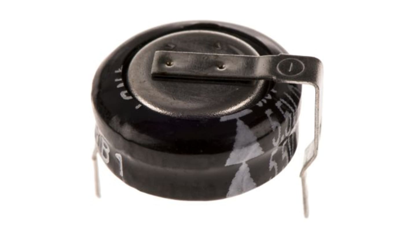 Panasonic 0.22F Supercapacitor -20 → +80% Tolerance, SD 5.5V dc, Through Hole