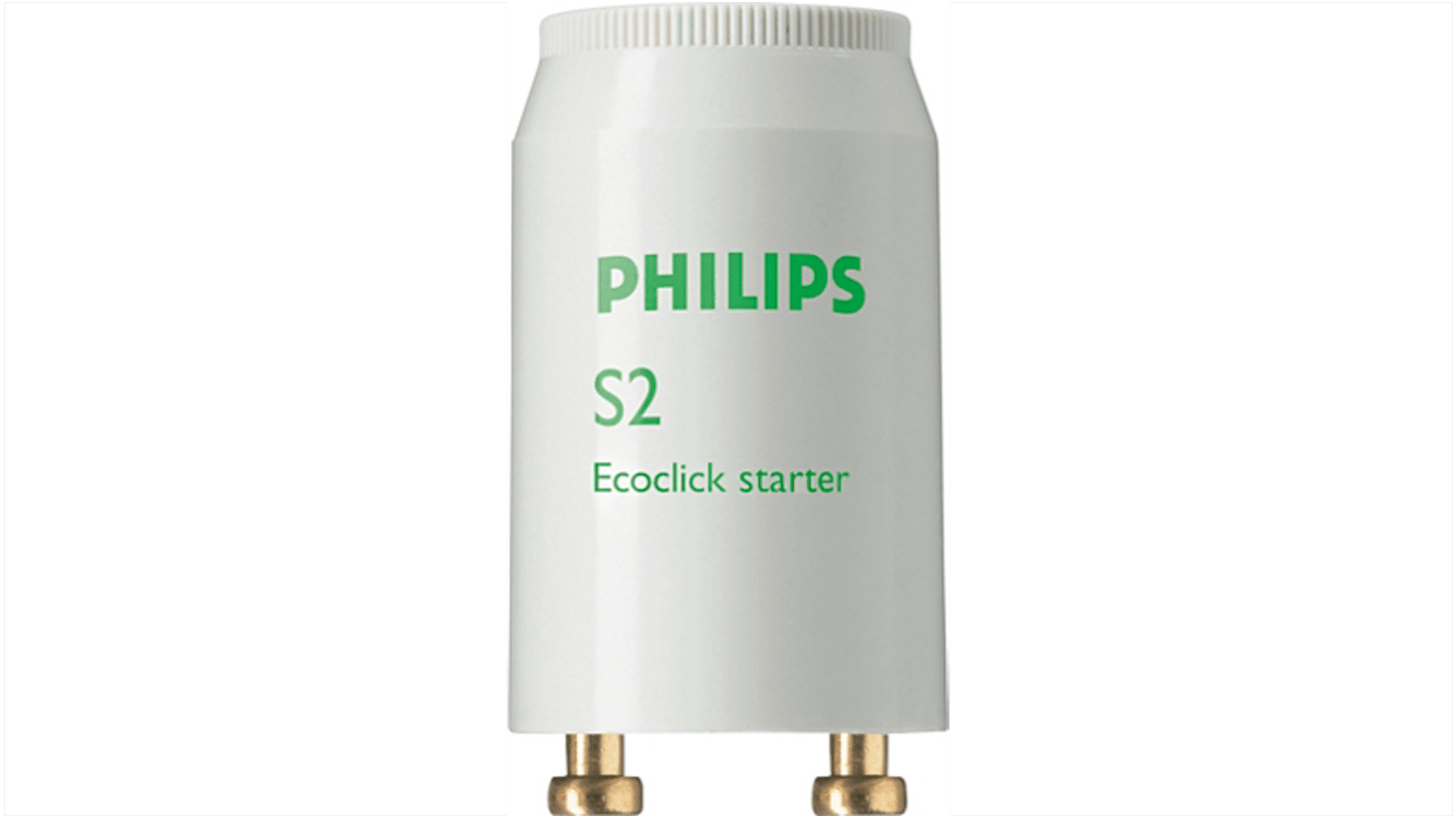 Philips S2 Leuchtstofflampen Starter 2-polig, 4 → 22 W / 220 → 240 V