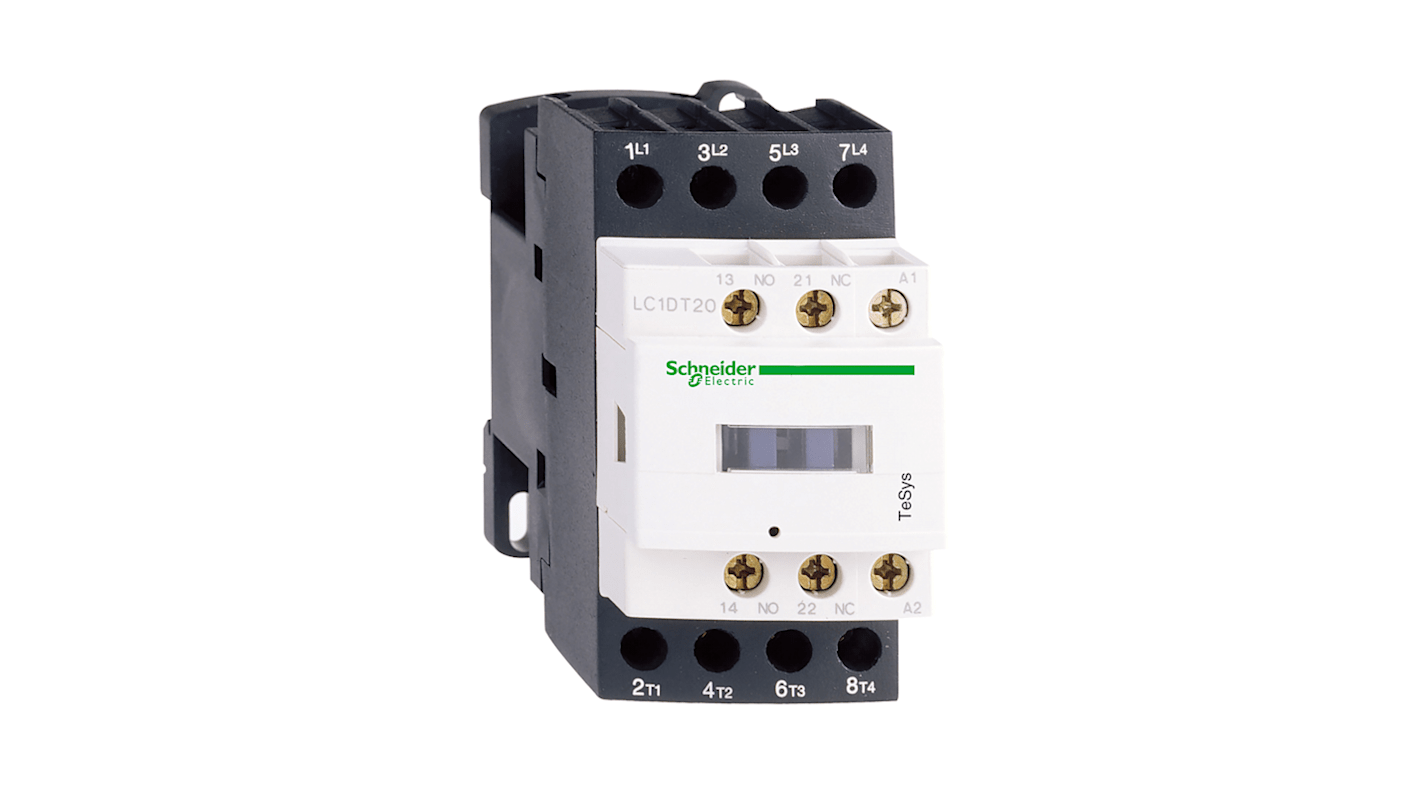Stycznik 24 V dc Schneider Electric styki: 4 18 A 2NO + 2NC Śruba LC1D188BL