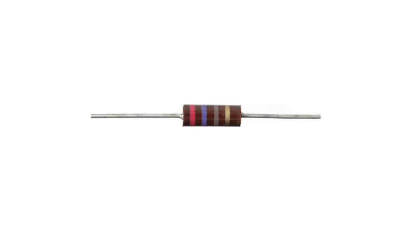 TE Connectivity 碳质电阻, 68Ω, 0.25W, ±5%容差, -700 → +400ppm/°C, CBT系列