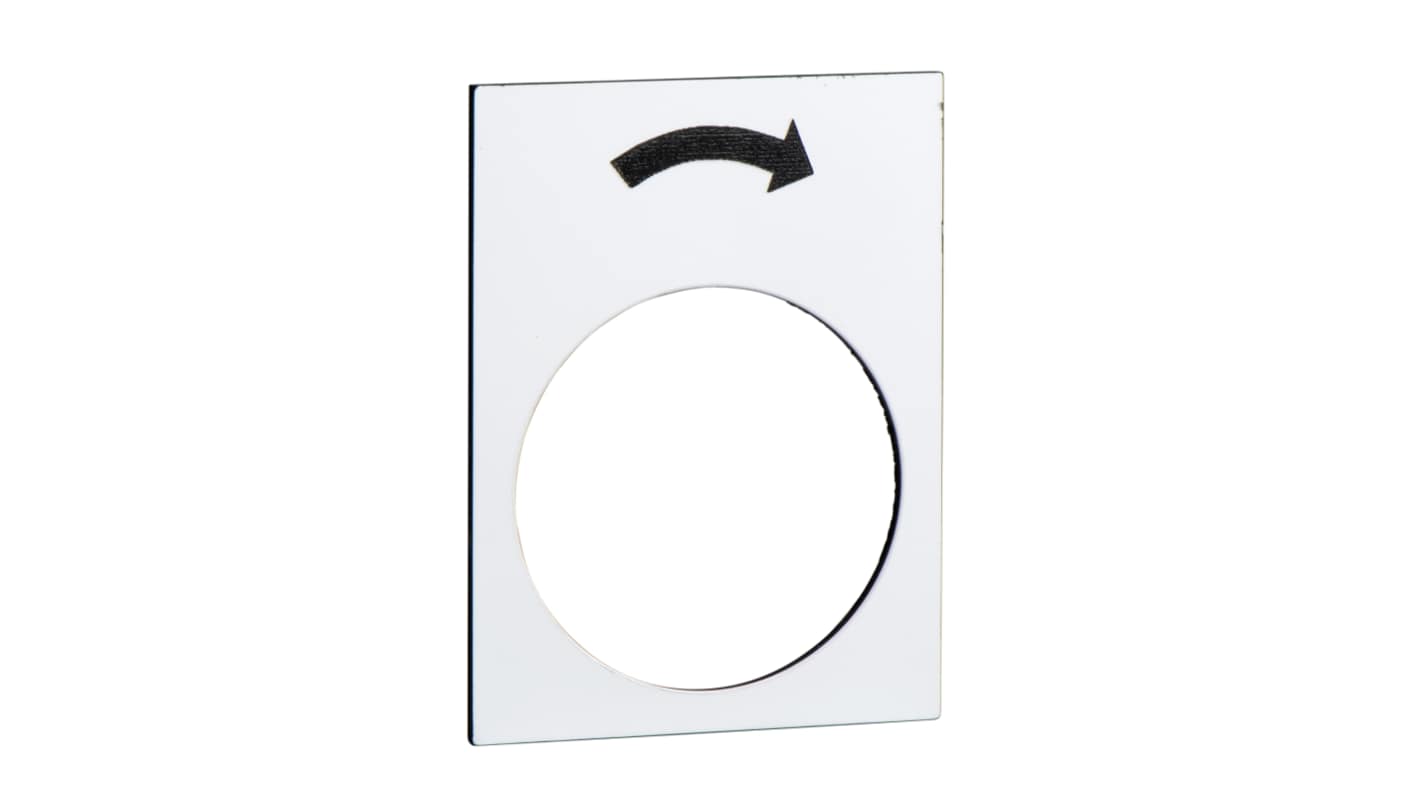 Schneider Electric Legend for Use with XACB Series, XACM Series, Slew Right/Slow