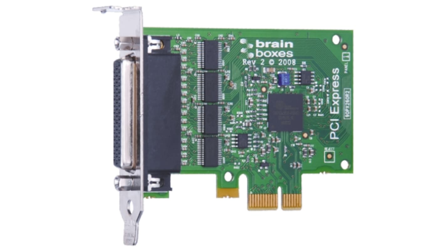 Brainboxes 4 Port PCIe RS232 Serial Card