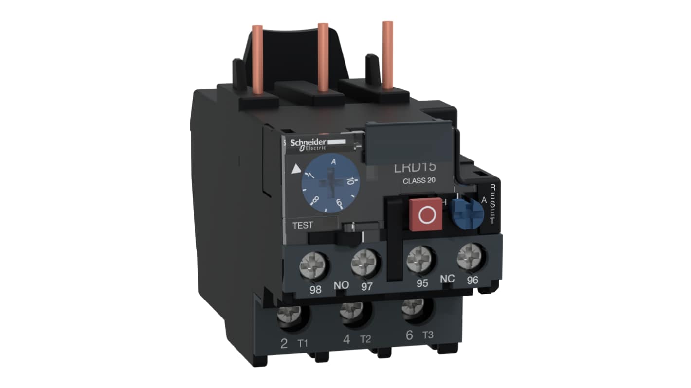 Schneider Electric LRD Thermal Overload Relay, 7 → 10 A F.L.C, 10 A Contact Rating, TeSys