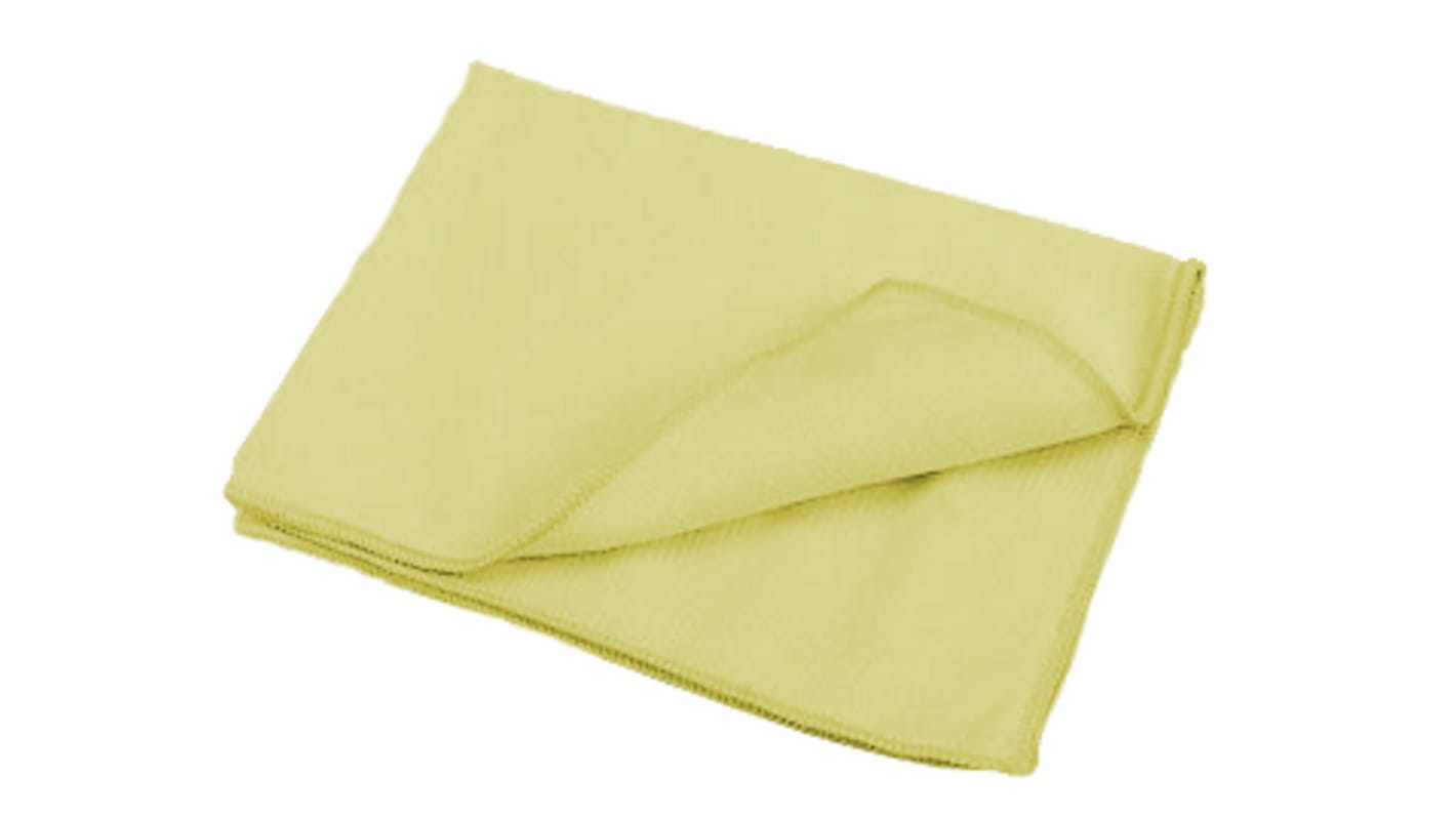 3M Scotch-Brite 2030 Yellow Microfibre Cloths for Dust Removal, General Cleaning, Dry Use, Bag of 5, 320 x 360mm,