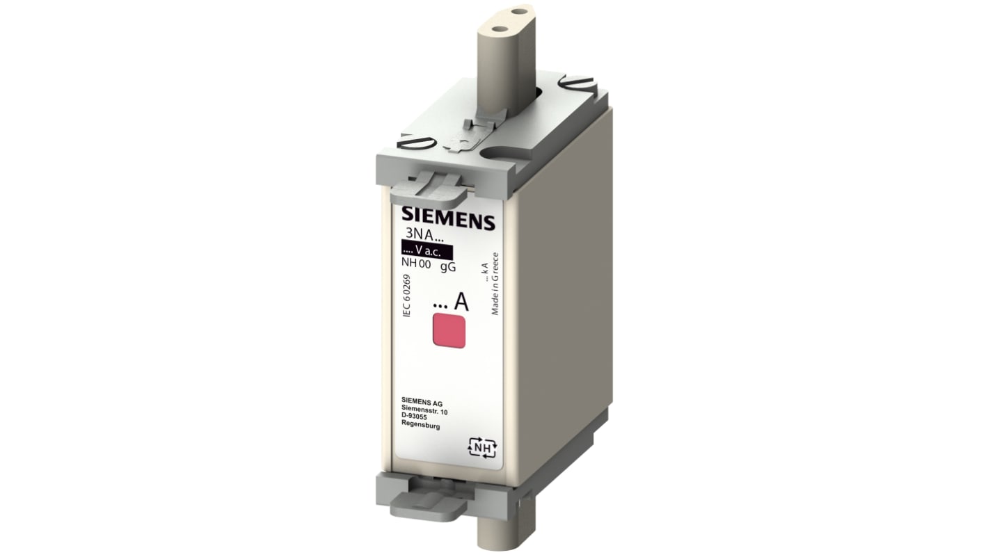 Siemens 40A NH Fuse, NH000, 500V ac