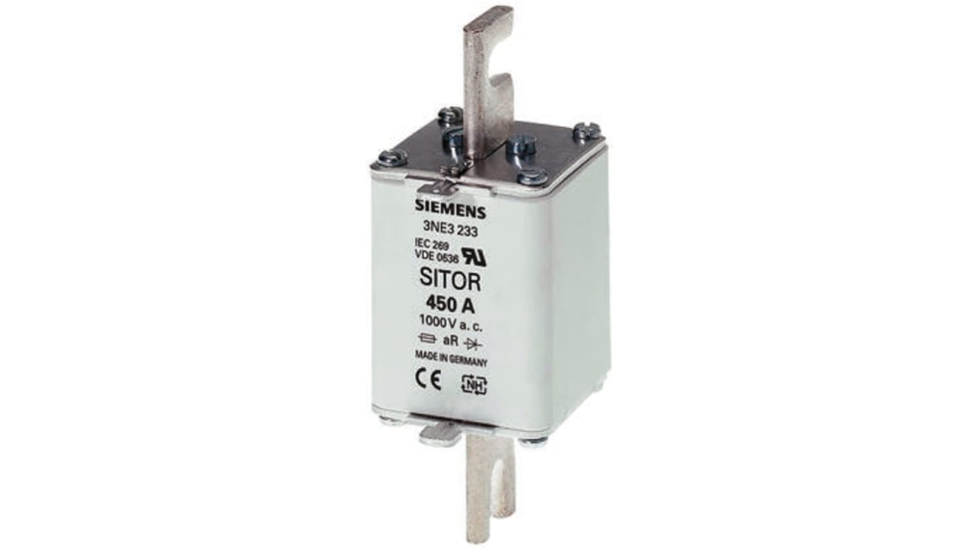 Siemens 200A NH Fuse, NH1, 1kV, 110mm