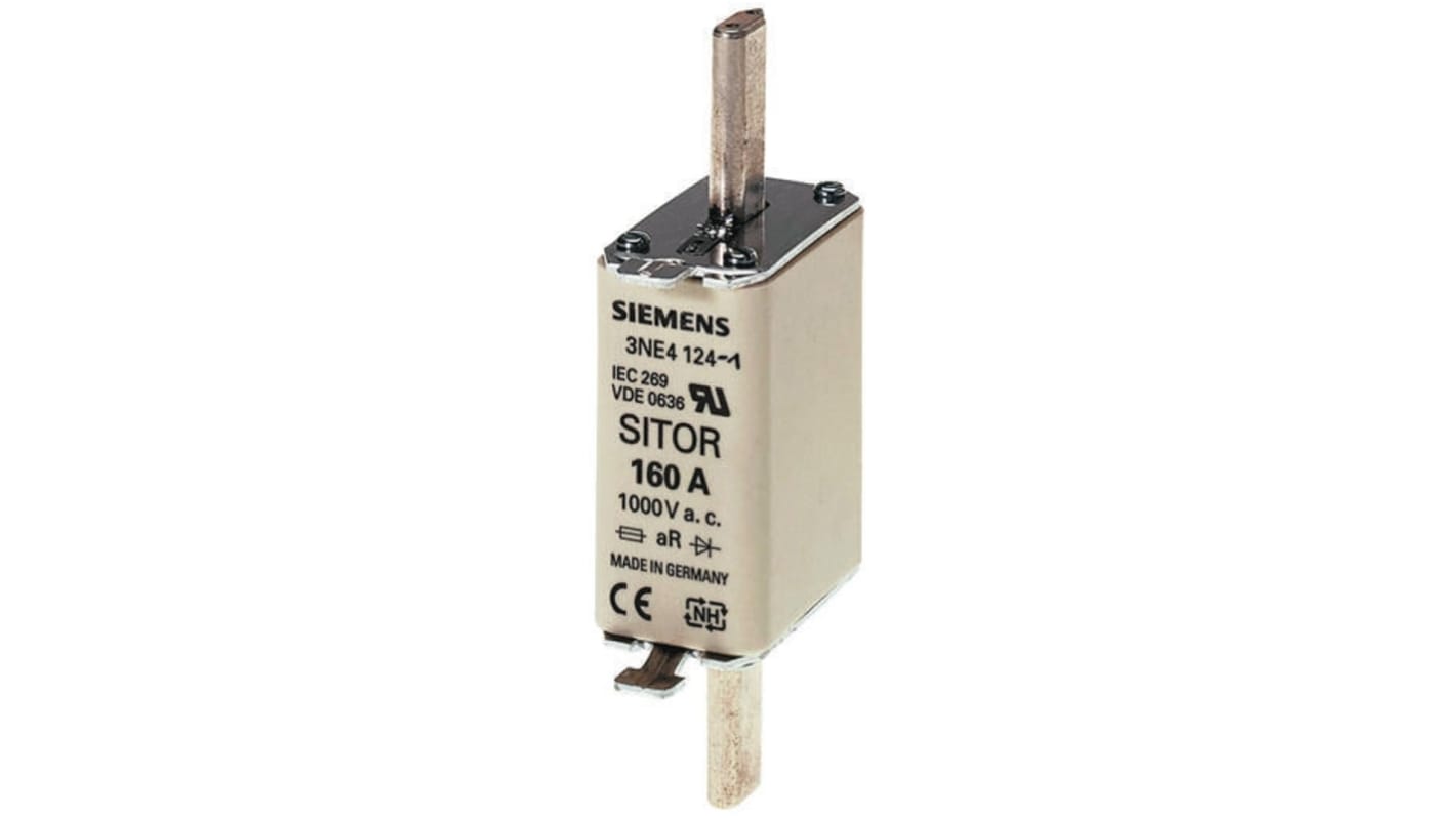 Siemens 40A Centred Tag Fuse, NH0, 1000V ac