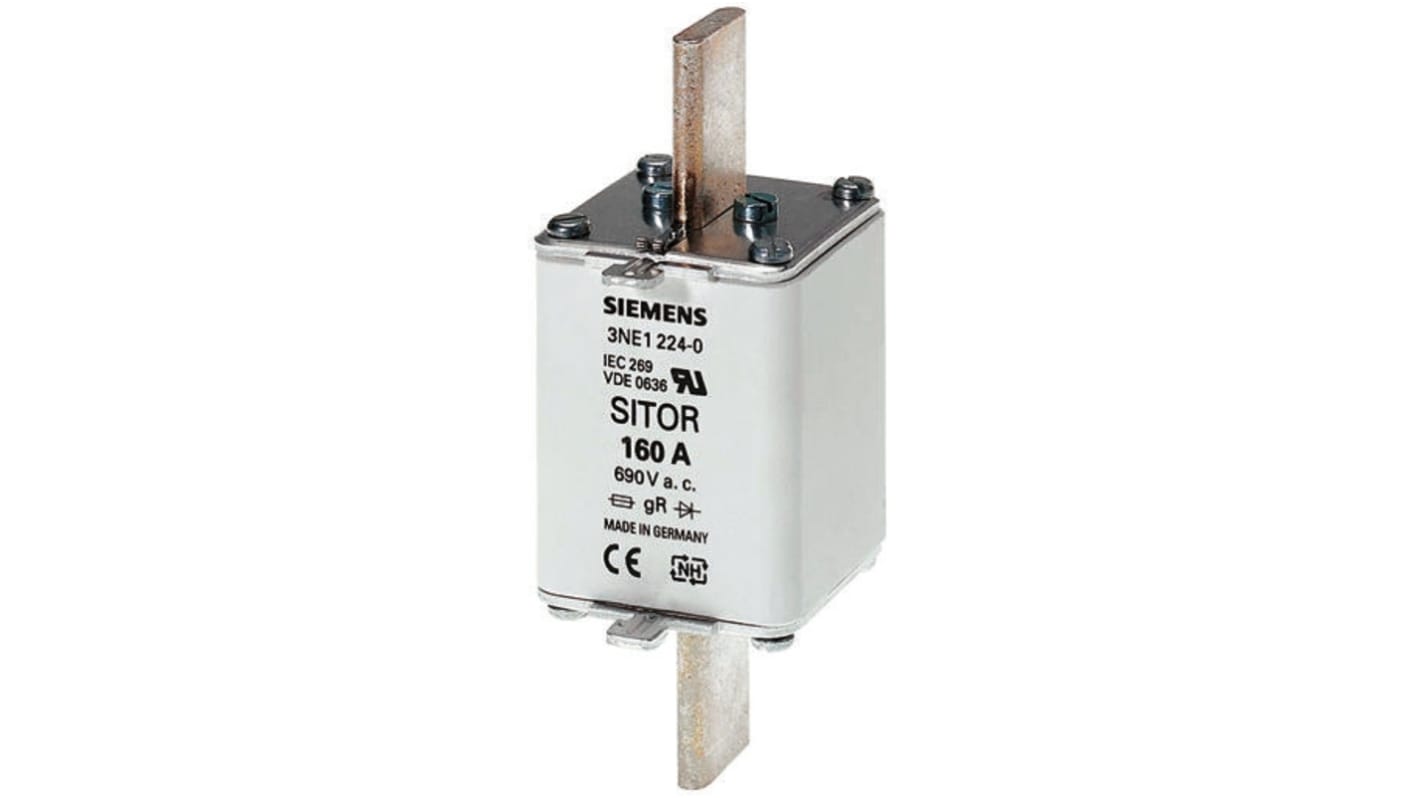 Siemens 315A Centred Tag Fuse, NH1, 690V ac