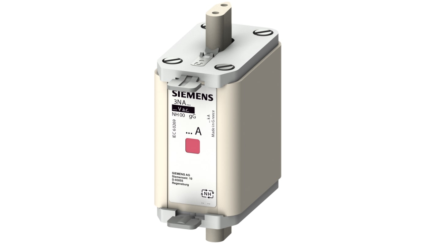 Siemens 125A NH Fuse, NH00, 500V ac