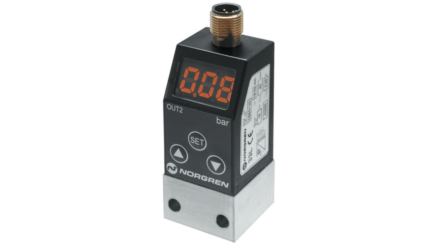 IMI Norgren Pressure Switch, G 1/4 0bar to 16 bar