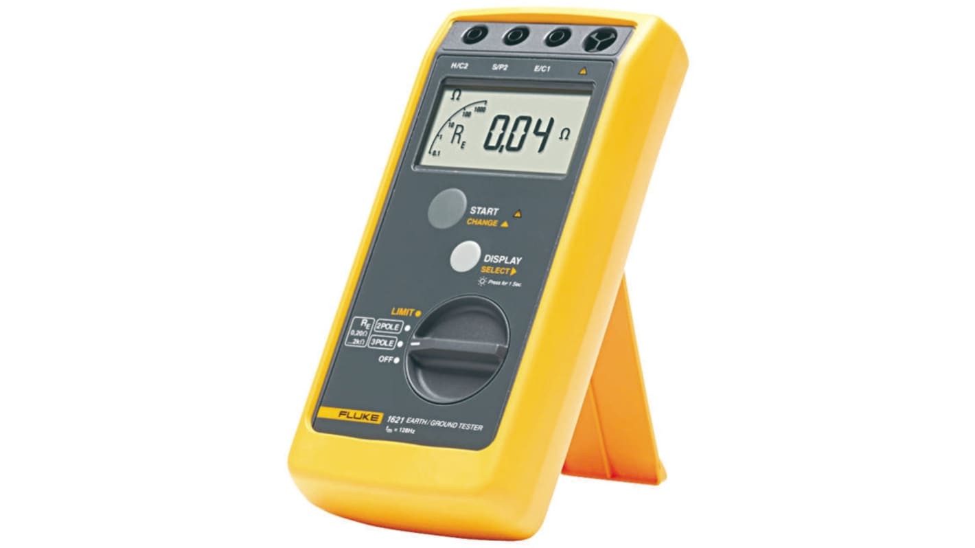 Fluke 1621 Earth & Ground Resistance Tester, 2kΩ CAT II 600 V