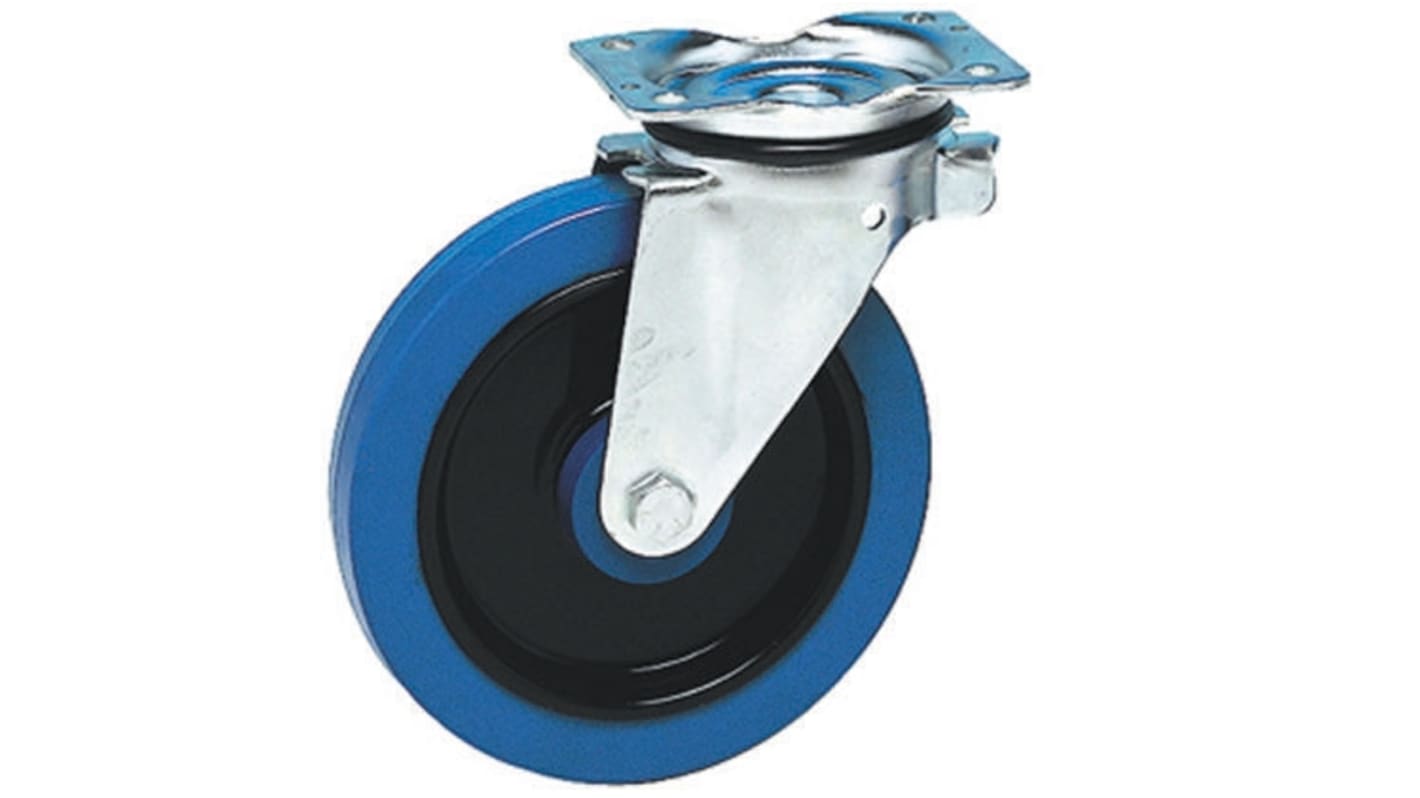 Guitel Hervieu Swivel Castor Wheel, 400kg Capacity, 200mm Wheel