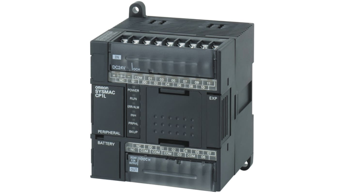 Rs-Online CPU PLC Omron CP1L ingressi: 12 (cc) uscite: 8 (Transistor) 20 I/O 20 4 → 26 4 V c.c