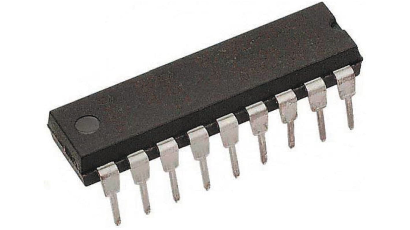Microcontrolador Microchip PIC16LF819-I/P, núcleo PIC de 8bit, RAM 256 B, 20MHZ, PDIP de 18 pines