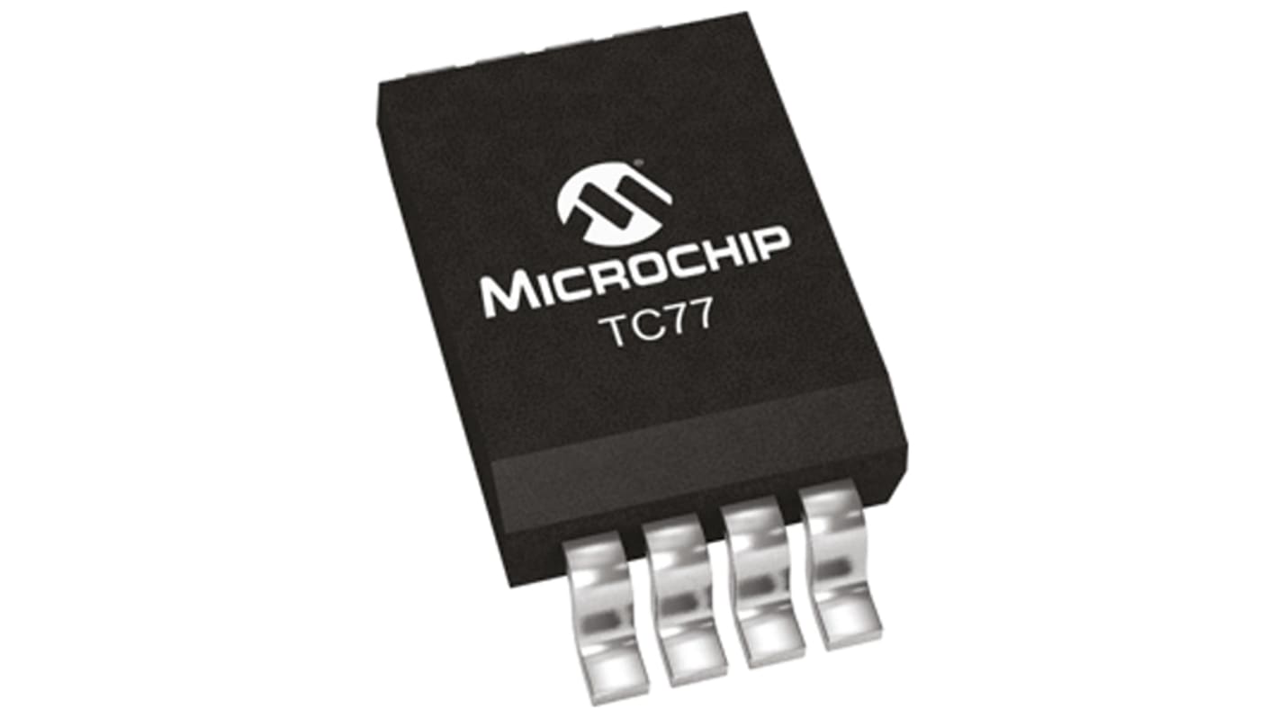 Microchip Temperature Sensor, Digital Output, Surface Mount, Serial-Microwire, Serial-SPI, ±3°C, 8 Pins